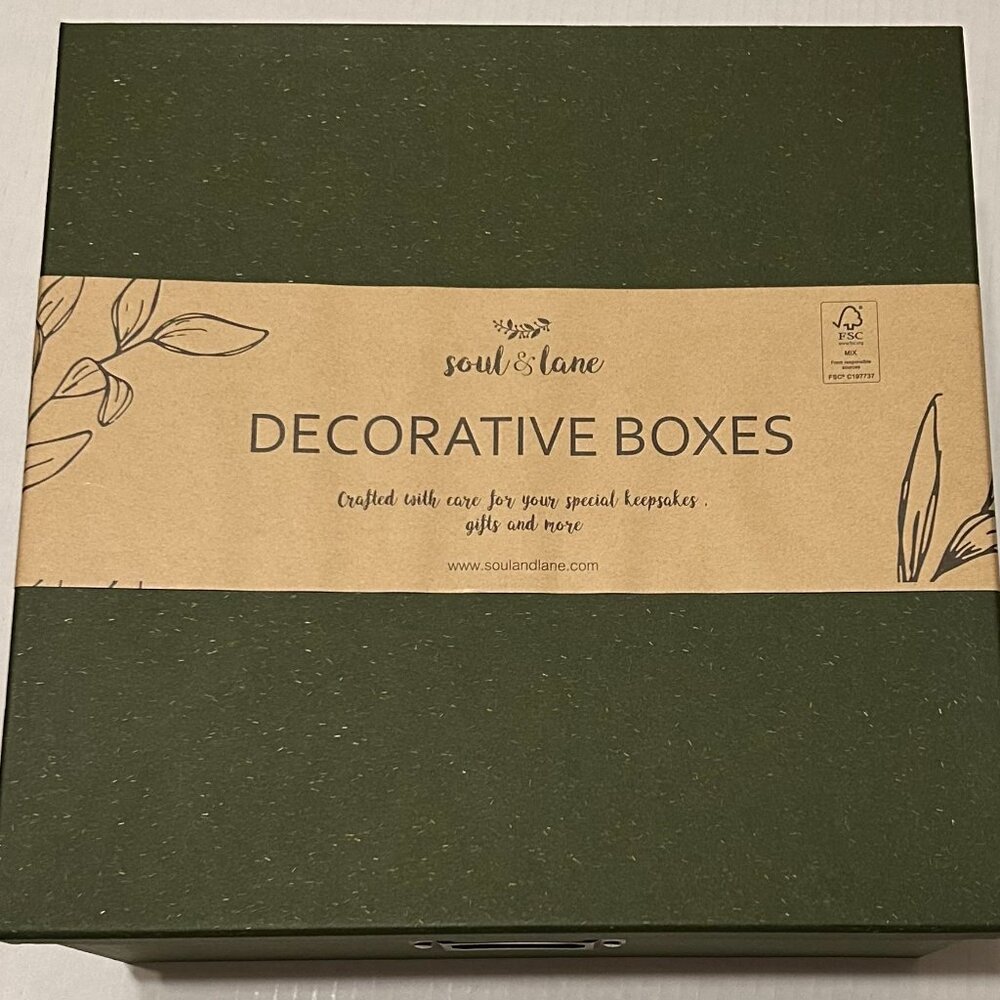 DECORATIVE STORAGE BOXES